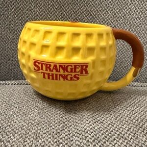 Netflix Stranger Things Yellow Waffle Mug
